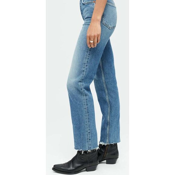 RE/DONE 70s Ultra High Rise Stove Pipe Jeans | Size 26 - Picture 1 of 10